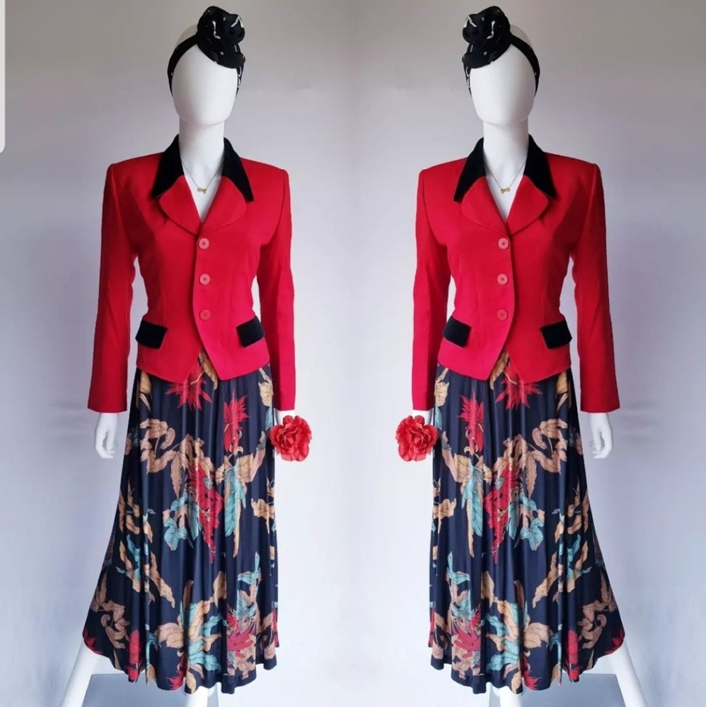 Vintage 80's Floral Skirt